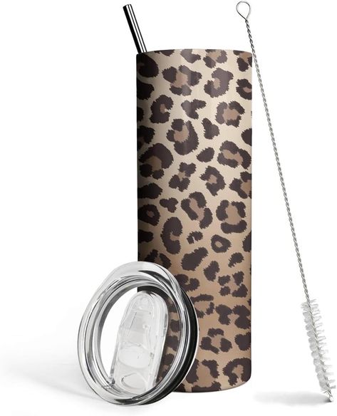 PRICES MAY VARY. LEOPARD TUMBLER: The 20 Oz leopard tumbler has leopard print. This insulated tumbler is leopard water bottle, leopard coffee mug, tumbler cheetah, leopard print mug, leopard cold cup, leopard print gifts for women, and cheetah print accessories for women CHEETAH GIFTS: The leopard print cup as leopard print gift ideas, housewarming gifts for women, women gifts for birthday, thankful gifts for women, best friend birthday gifts for women, presents for women, things for college gir Things For College, Thankful Gifts, Leopard Accessories, Leopard Print Tumbler, Leopard Decor, Leopard Print Gifts, Women Things, Tumbler Leopard, Coffee Mug Tumbler