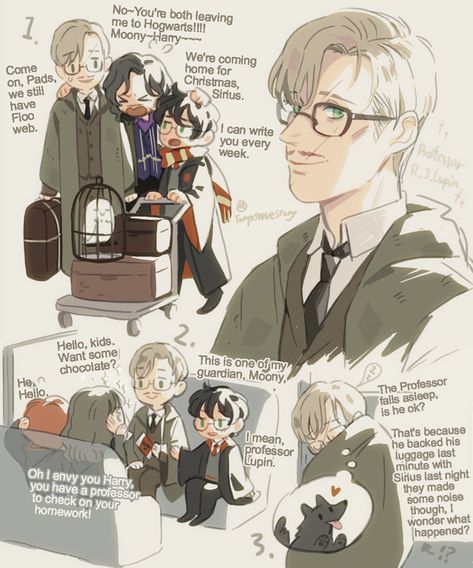 GAH I NEED TO START WRITING THIS UA AGAIN. I WOULD GIVE MY HEART AND SOUL FOR A UA WHERE HARRY WAS RAISED BY SIRIUS AND REMUS. Harry X Sirius Fanart, Harry Raised By Sirius And Remus, Harry Potter Sirius X Remus, Wolf Star Raising Harry Fanart, Harry Potter Cute Fanart, Remus And Sirius Raising Harry Fanart, Sirius Raises Harry, Remus Lupin And Harry Potter, Remus Raising Harry