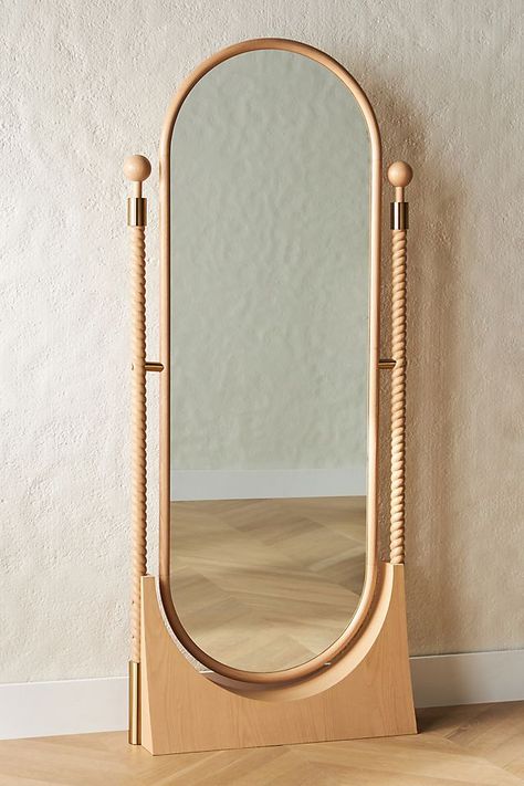 Antique Floor Mirror, Anthropologie Mirror, Apartment Finds, Hosting Essentials, Dressing Table Design, Full Body Mirror, Fun Furniture, Rounded Rectangle, Frame Mirror