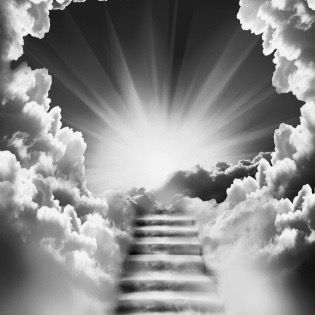 Gates Of Heaven Drawing, Heavens Tattoo, Heaven Tattoo Ideas, Gates To Heaven, Stairs Tattoo, Stairs To Heaven Tattoo, Gates Of Heaven Tattoo, Stairway To Heaven Tattoo, Christus Tattoo