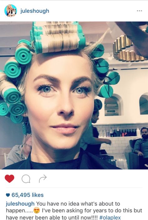 Julianne Hough Got An OLAPLEX Perm! - OLAPLEX Inc. Beachy Perm, Wave Perm Short Hair, Wavy Perm, New Perm, Beachy Waves Hair, Wave Perm, Getting A Perm, Huge Hair, Curls For Long Hair