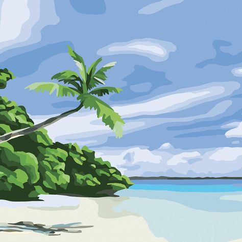 Dreaming of Tropical Islands in the Sun…  #april #paintbynumbers #art #drawing #coloring #painting #instagame #indiegame #indiedev… Sibling Beach Pictures, Coloring Painting, Beach Drawing, Beautiful Beach Pictures, Tropical Islands, Ocean Art, Tropical Beach, Beach Photos, Beach Photography