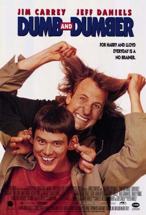 Dumb and Dumber (1994) Tam Film, Lauren Holly, Movie Art Print, English Movies, Jim Carrey, John Cena, Movie List, Comedy Movies, Film Posters