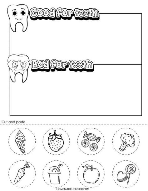 Dentist Theme Preschool Crafts, Healthy Body For Preschool, Healthy Bodies Kindergarten, Dental Activities For Kindergarten, Pre K Dental Activities, Health Prek Activities, Dental Hygiene Week Preschool, Free Dental Health Printables, Dentist Kindergarten Activities