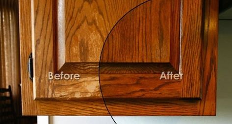 Before And After Cabinet Restoration Homemsprealestateblog Restore Kitchen Cabinets, Kitchen Cabinets Wood, Cabinet Restoration, Stained Kitchen Cabinets, Beautiful Kitchen Cabinets, Refacing Kitchen Cabinets, Cabinet Paint Colors, Bob Vila, Refinishing Cabinets