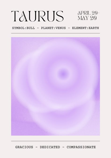 Poster Prints Taurus, Aura Poster Taurus, Taurus Gift Ideas, Purple Poster Prints, Poster Prints Purple, Purple Poster Aesthetic, Room Posters Purple, Wall Prints Purple, Purple Wall Prints