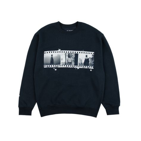 Folklore Merch, Taylor Swift Top, Folklore Album, Taylor Swift Tops, Star Patches, Taylor Swift Folklore, Photos Of Taylor Swift, Navy Blue Crewneck, Navy Crewneck