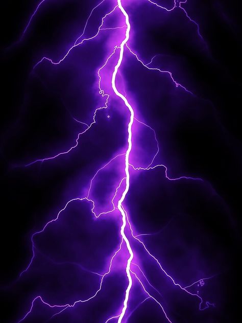 Purple Lightning Tattoo, Purple Electricity, Serval Landau, Purple Thunder, Hollow Purple, Lightning Tattoo, Purple Lightning, Phoenix Feather, Purple Neon