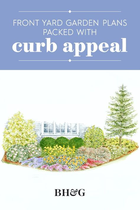 Landscaping In Front Of Bay Window, Three Season Garden Plans, 3 Season Landscape Design, Landscaping Front Yard Hydrangeas, Better Homes And Gardens Landscape Plans, Foundation Planting Layout, Garden Layering Landscaping, Minnesota Yard Landscaping, Front Yard Landscaping Minnesota