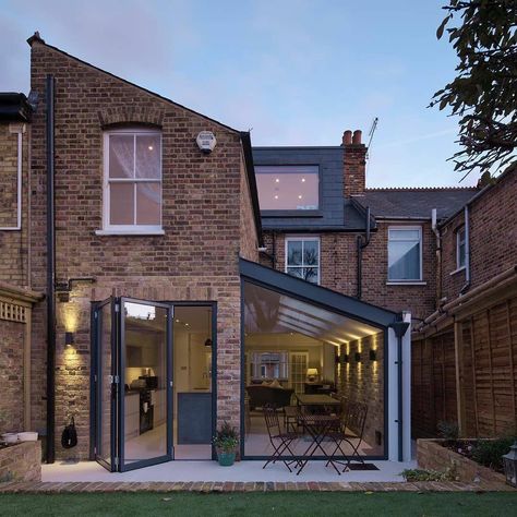 Kitchen Extension Terraced House, Victorian Terrace Extension, Terrace Extension, Terrace House Exterior, Small Extension, Victorian House Interiors, Side Return Extension, Extension Plans, House Extension Plans