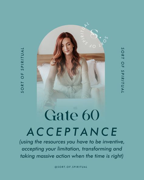 Gate 60 in Human Design - sortofspiritual.com Gate 60 Human Design, Gene Keys, Human Design, Astrology, Gate, Hold On, The Past, Energy, Human