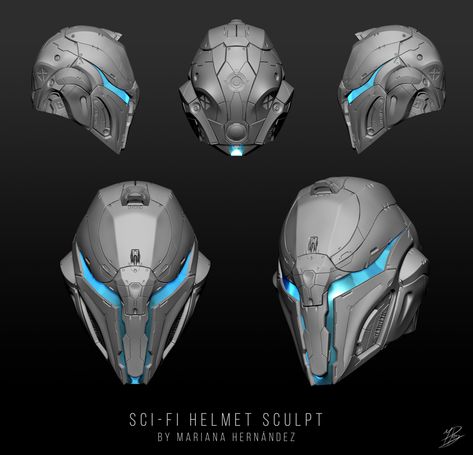 https://www.artstation.com/artwork/4beOl8 Futuristic Helmet Concept Art, Robot Helmet Design, Space Helmet Concept Art, Sci Fi Helmet Concept Art, Fantasy Armor Helmet, Halo Helmet Concept, Scifi Helmet Concept Art, Cyberpunk Helmet Concept Art, Star Wars Helmet Concept