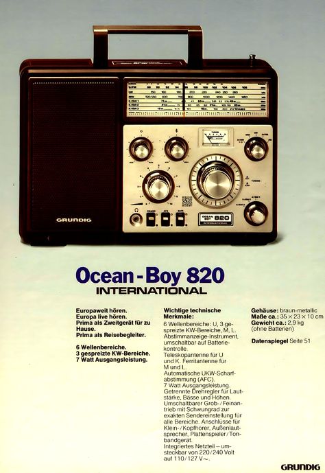 #grundig #radio #70s #VintageTech #VintageElectronics #SaaBoomBxR #VintageGadgets #VintageAds #ProductDesign #radiocollection #vintage #retro #audio #analog #VintageTech #retrotech #VintageElectronics #VintageGadgets #VintageAds #ProductDesign Sw Radio, Shortwave Radio, Vintage Radios, Diy Electrical, Retro Advertising, Transistor Radio, Short Waves, Vintage Radio, Vintage Electronics