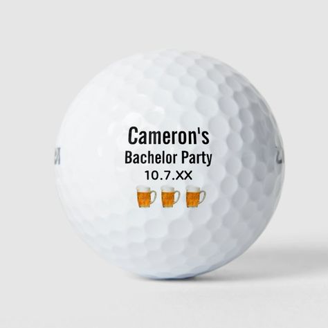 Bachelor Party Wedding Favor Beer Cheers Golf Balls - Bachelor Party gifts Bachelor Party Golf, Diy Groomsmen Gifts, Bachelor Party Themes, Arizona Party, Party Wedding Favors, Modern Wedding Favors, Bachelor Party Invitations, Bachelor Party Decorations, Bachelor Party Favors