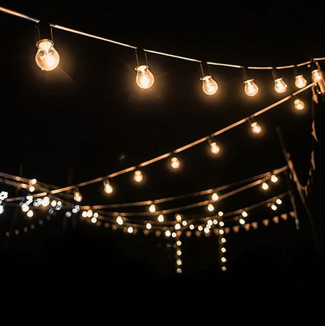 Round Lamps, Commercial Lighting Design, Festoon Lights, Round Lamp, Urban Lighting, Outdoor Wedding Decorations, Festoon Lighting, Filament Bulb, Commercial Lighting