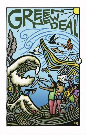 From the New Deal to the Green New Deal: Stories of Crisis and Possibility - Zinn Education Project Climate Justice Art, Environmentalist Poster, Sustainability Painting, Sick Posters, Save Energy Paintings, Environmentalist Art, Environmental Activism, Signs Of The Times, Activist Art