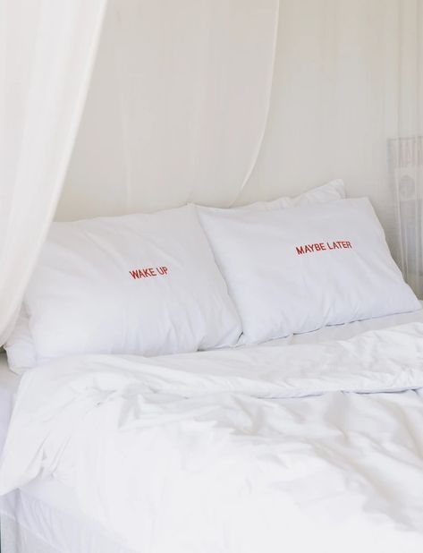 Hôtel souvenirs – Hôtel Magique Wake Up Maybe Later, Red Embroidery, Dream Apartment, Girl House, Cotton Pillow Cases, Bedroom Inspo, New Room, Room Inspo, Room Inspiration