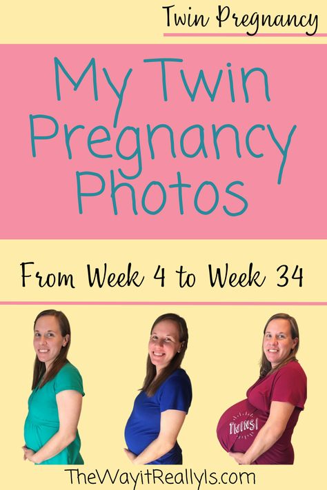 Curious to see what a twin pregnancy belly looks like at time goes on? Below are my twin pregnancy photos from week 4 when I found out I was pregnant to week 34 which is the last time I took a picture before delivering at 36 weeks. Pregnancy Progression Photos, Weekly Baby Bump Pictures, Twin Pregnancy Symptoms, Pregnancy Bump Photos, Twin Belly, Twin Pregnancy Belly, Triplets Pregnancy, 22 Weeks Pregnant, 24 Weeks Pregnant