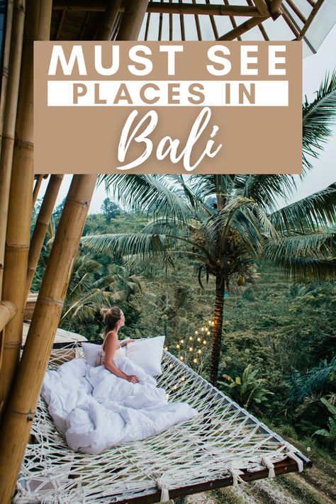 There are so many places to visit in Bali that it can be difficult to pick one. Here are 15 unbelievable places you must see in Bali Island. top 15 best places to visit in Bali, from cultural sites to amazing beaches. What To Do In Bali Indonesia, Bali Indonesia Travel Itinerary, Where To Go In Bali, Best Places To Visit In Bali, Things To Do Bali, Bali Must See, Bali On A Budget, Bali Must Do Bucket Lists, Best Places To Travel In Asia