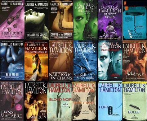 Laurell K Hamilton's Anita Blake series <3 Hamilton Movie, Anita Blake Series, Laurell K Hamilton, Anita Blake, I Love Books, Series 3, Book Authors, Blue Moon, Love Book