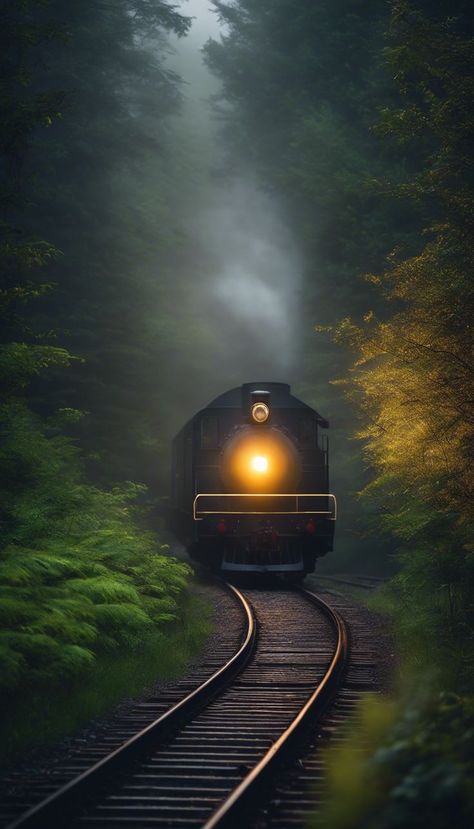 Train Front View, Old Train Pictures, Old Steam Train, Old Train, Train Pictures, Steam Train, Beautiful Landscape Wallpaper, Fall Pictures, Art Idea