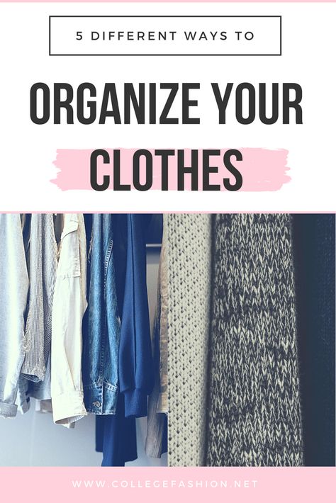 Closet By Color, Clothes In Closet, Sort Clothes, Sorting Clothes, Productive Moms, Organizing Clothes, Getting Organized At Home, Closet Hacks, Closet Hacks Organizing