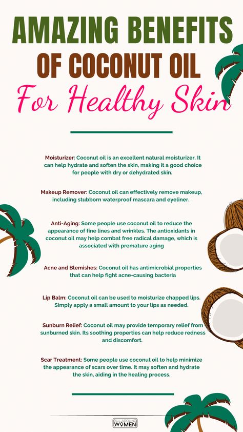 Coconut Oil For Face Benefits, Uses Of Coconut Oil, Coconut Lotion, Benefits Of Coconut, Coconut Oil For Face, Face Oils, Coconut Oil Uses, Male Fertility, Unwanted Facial Hair