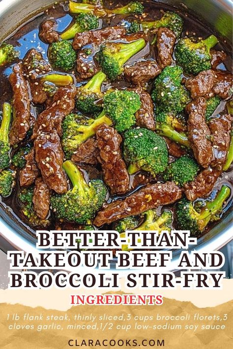 Better-Than-Takeout Beef and Broccoli Stir-Fry Ground Beef And Broccoli Recipes, Beef And Broccoli Recipes, Broccoli Recipes Healthy, Ground Beef And Broccoli, Homemade Stir Fry, Meatball Dinner, Stir Fry Ingredients, Meatball Recipes Easy, Recipes Healthy Easy