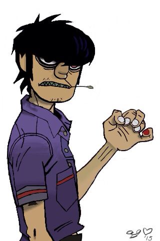 murdoc niccals drawing Murdoc Gorillaz, 2d Gorillaz, Jamie Hewlett Art, Russel Hobbs, Monkeys Band, Jamie Hewlett, Gorillaz Art, Button Ups, Damon Albarn