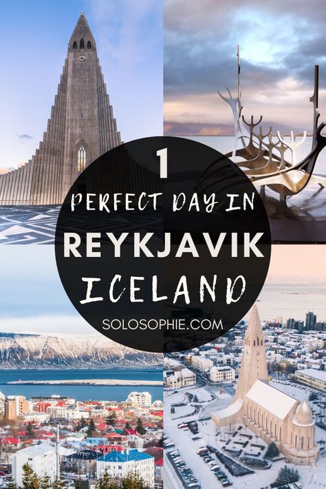 How to Spend the Perfect One day in Reykjavik Itinerary Iceland City, Iceland Map, Skogafoss Waterfall, Iceland Travel Guide, Iceland Travel Tips, Iceland Itinerary, Iceland Photography, Iceland Reykjavik, Reykjavik Iceland