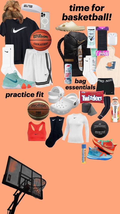 Basketball Game Outfit Women, Basketball Jersey Outfit, Basketball Training Drills, Basketball Workouts Training, Basketball Game Outfit, Basketball Moves, Basketball Bag, Basketball Practice, Cute Nike Outfits