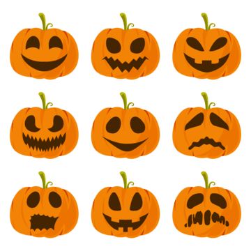 Pumpkin Expressions, Scary Pumpkin Faces, Creative Pumpkin Carving, Halloween Cake Topper, Kid Friendly Halloween, Halloween Svg Files, Halloween Frames, Halloween Pumpkin Designs, Halloween Labels