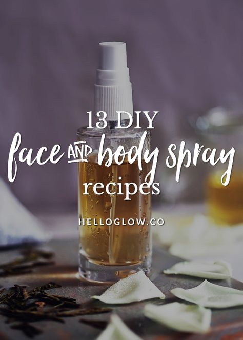 If you want to cool down, hydrate your skin and possibly giggle at the same time, look no further than these DIY body spray recipes. Diy Body Spray Recipes, Homemade Body Spray, Diy Face Mist, Body Spray Recipe, Diy Body Spray, Beauty Diy Skincare, Hello Glow, Perfume Recipes, Face Spray