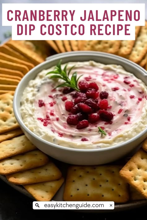 Cranberry And Jalapeño Cream Cheese Dip, Creamy Cranberry Jalapeno Dip Costco, Jalapeno Cranberry Dip Cream Cheese, Cranberry Jalapeno Dip Recipe, Costco Cranberry Jalapeno Dip Recipe, Costco Jalapeño Cranberry Dip, Jalapeno And Cranberry Dip, Easy Cranberry Jalapeno Cream Cheese Dip, Copycat Costco Cranberry Jalapeno Dip