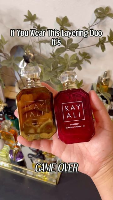 Kayali Invite Only Amber 23, Best Kayali Perfume, Kayali Perfume Combo, Kayali Perfume Layering, Layering Scents, Perfume Suggestions, Kayali Perfume, Cherry Perfume, Smelling Like A Snack