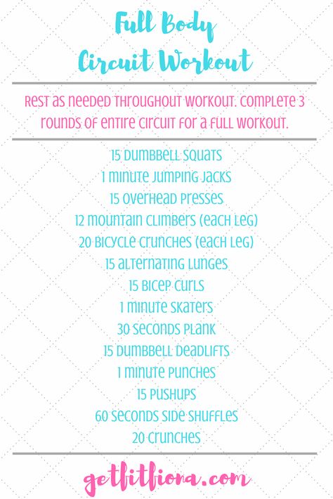 Body Circuit Workout, Full Body Circuit Workout, Workout Morning, Cardio Circuit, Full Body Circuit, Full Body Workout At Home, Body Workout At Home, Circuit Workout, Circuit Training