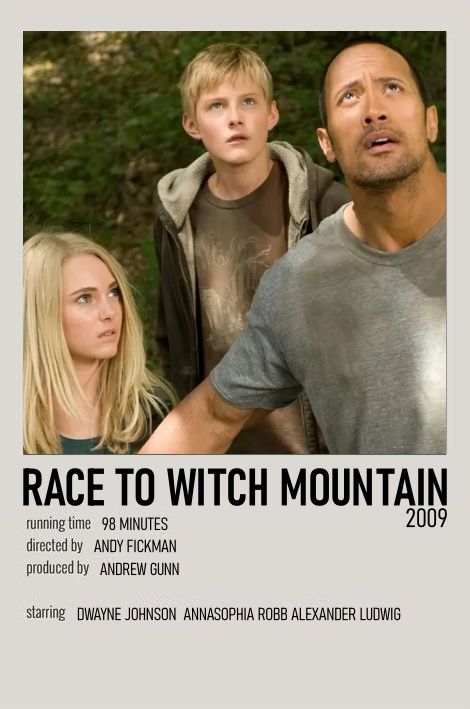 Minimalist polaroid movie poster made by @angelfrci Race To Witch Mountain, Witch Mountain, Polaroid Movie Poster, Disney Races, Alexander Ludwig, New Movies To Watch, Girly Movies, The Darkest Minds, Minimalist Posters