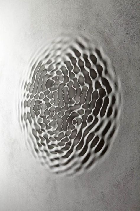 Loris Cecchini, Sound Waves Design, Sound Vibration, Sound Sculpture, Graphisches Design, Sound Art, Generative Design, Relief Sculpture, 3d Texture