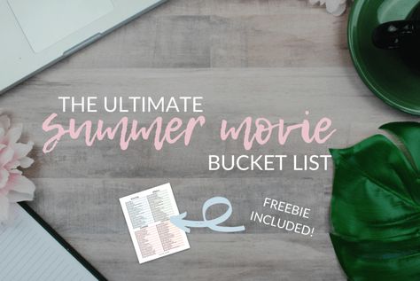 Summer Movie Bucket List: 31 Movies to Watch This Summer Movie Bucket List, College Backpack Essentials, Spring Movie, Monsoon Wedding, Films To Watch, What About Bob, Essence Festival, Backpack Essentials, 500 Days Of Summer