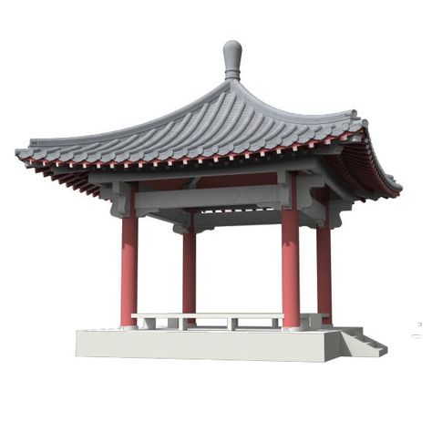 Monument Roof, Chinese Gazebo, Chinese Roof, Chinese Pavilion, Pavilion Plans, Diy Gazebo, Pavilion Wedding, Asian Architecture, Chinese Garden