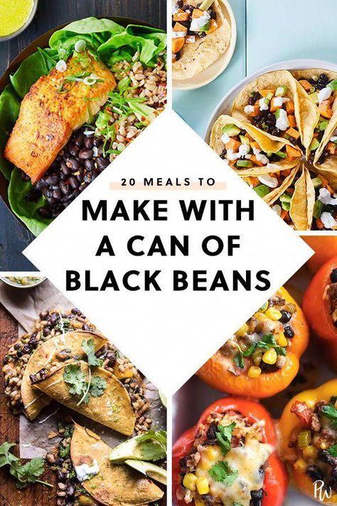 Black Bean Recipes, Fast Dinner Recipes, Burrito Bowls, Vegetarian Dinners, Bean Recipes, Black Bean, Dinner Recipe, Vegetarian Dishes, Black Beans