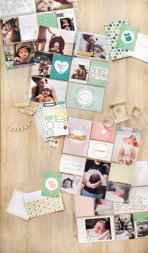 Project Life Baby, Photo Book Inspiration, Project Life Scrapbook, Project Life Album, Becky Higgins, Project Life Layouts, Scrapbook Boys, Baby Boy Scrapbook, Stampin Up Project