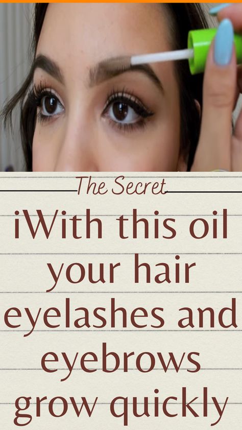 How to Grow Eyebrows GROW EYEBROWS AND EYELASHES 100% NATURAL #eyebrows #microblading #perfecteyebrows #brows #beauty #eyebrows #lashes #beautiful Eye Brow Growth, Cheek Wrinkles, Oil Your Hair, Face Wrinkles Remedies, Grow Eyebrows, Long Eyebrows, Eyebrows And Eyelashes, Eyebrows Microblading, Brow Growth