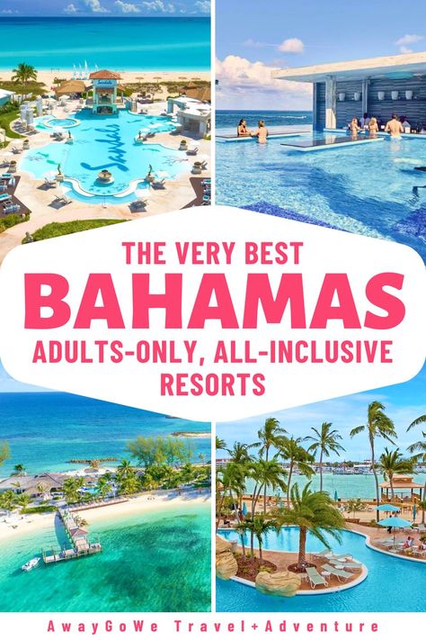 Best All Inclusive Bahamas Resorts, Best Bahamas Island, Nassau Bahamas Hotels, Bahamas Birthday Trip, Nassau Bahamas Atlantis, Bahamas Babymoon, Things To Do In The Bahamas, All Inclusive Adult Only Resorts, Best All Inclusive Resorts For Adults