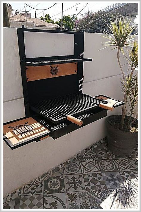 Outdoor Electric Grills - My Gosh! I love them - Visit to See More TODAY! Outdoor Grill Island, Barbecue Outdoor, Outdoor Smoker, Barbecue Design, Outdoor Bbq Grill, Bbq Grill Design, Outdoor Barbecue, Bbq Area, Grill Design