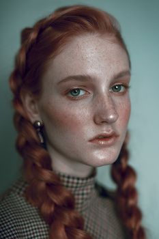 Alina by Abel lares on Fstoppers Red Hair Green Eyes, Women With Freckles, Beautiful Freckles, Red Hair Woman, Simply Red, Kate Winslet, Portrait Artist, Interesting Faces, Green Hair