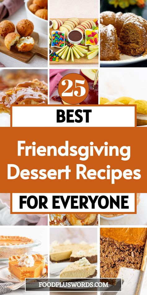 Looking to add some extra sweetness to your Friendsgiving gathering? Check out these easy and simple dessert ideas that will have your guests going crazy! From delicious pies to scrumptious cakes and adorable mini desserts, these treats are guaranteed to be a hit at your Friendsgiving feast. 
| friendsgiving dessert ideas easy | Easy Fall Desserts For A Crowd | Friendsgiving Dessert Recipes | Friendsgiving Party Food | Friendsgiving Dessert Recipes, Apple Nachos Peanut Butter, Friendsgiving Dessert Ideas, Friendsgiving Party Food, Pumpkin Roll Easy, Simple Dessert Ideas, Fall Desserts For A Crowd, Friendsgiving Dessert, Easy Fall Desserts