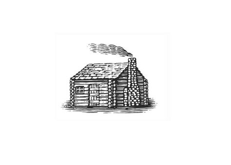 Old Log Cabin Woodcut Log Cabin Tattoo Design, Old Cabin Drawing, Log Cabin Sketch, Small Cabin Tattoo, Log Cabin Illustration, Poppop Tattoo, Cabin Tattoo Simple, Cabin Doodle, Log Cabin Tattoo