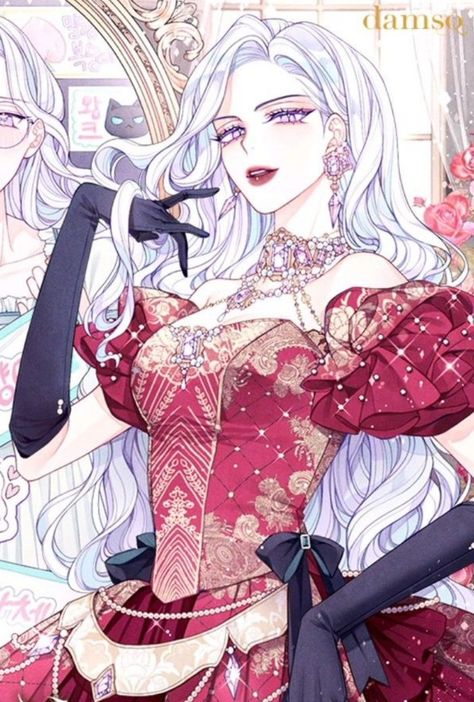 Manhwa Body Female, Anime Queen Drawing, Royalty Drawing, Manwha Dresses, Princess Oc, Anime Baby, Anime Princess, White Hair, Manga Girl