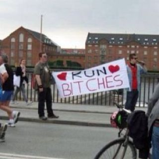 Will someone please hold this sign @ my first 5k? First 5k, Moral Support, Diet Motivation, Sign I, Bones Funny, Way Of Life, Love It, Dye, Diet